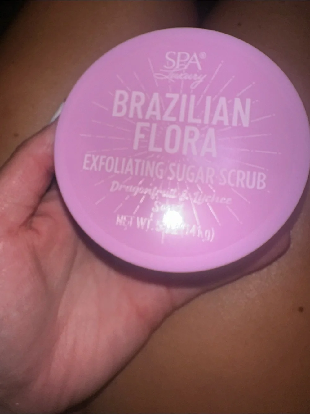 NWT Viral SPA Luxury Brazilian Flora Exfoliating Sugar Scrub Dragonfruit &Lychee
